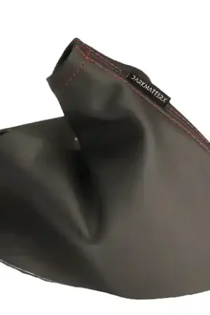 DARKMATTERX Nappa Leather E-Brake Boot Soul Black w/ Red Stitching 2005-2007 WRX / 2005-2007 STI Hot Deal