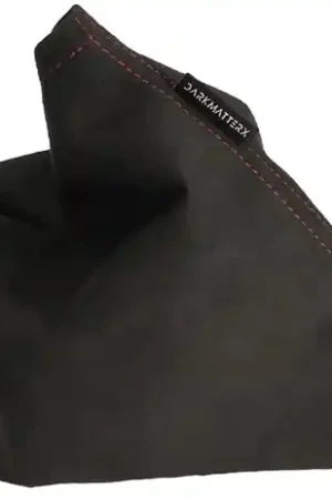 DARKMATTERX Alcantara E-Brake Boot Charcoal Black w/ Red Stitching 2005-2007 WRX / 2005-2007 STI Modern