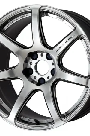 WORK Emotion T7R GT Silver 18x9.5 +22mm 5x114.3 Express Delivery