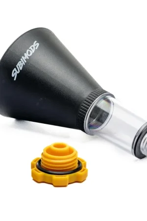 Premium Subimods Screw On Oil Funnel Black / Clear