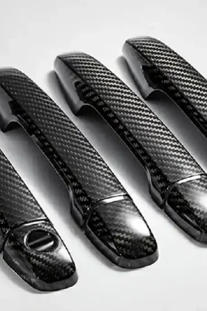 Axis Parts Dry Carbon Door Handle Cover 2015-2021 WRX / 2015-2021 STI / 2014-2018 Forester w/ Keyhole Discount