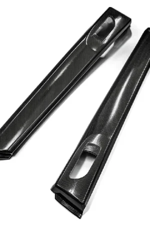 Affordable Axis Parts Dry Carbon Rear Door Trim Cover 2015-2021 WRX / 2015-2021 STI