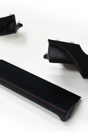 Affordable Axis Parts Ultrasuede Front Panel Replacement Black w/ Red Stitching 2022-2024 BRZ / 2022-2024 GR86