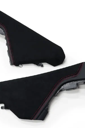 Save Now Axis Parts Ultrasuede Center Console Side Replacement Black w/ Red Stitching 2022-2024 BRZ / 2022-2024 GR86