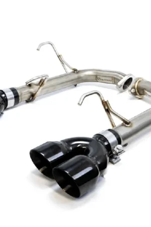 Premium FactionFab Axle Back Exhaust Dual Wall Black Chrome Tip 2022-2025 WRX