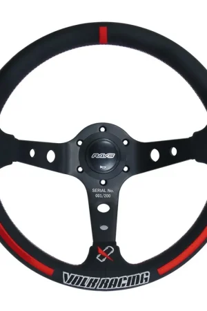 Crafted RAYS x VERTEX Volk Steering Wheel Red