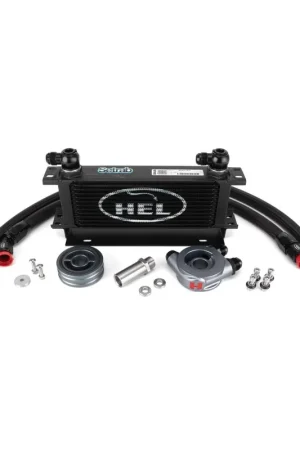 Big Sale HEL Performance Direct Fit Oil Cooler Kit 13 Row Core w/ Black Nylon Lines 2022-2025 BRZ