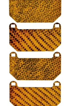 HEL Performance Brake Caliper Shim Kit Carbon Fiber 2004-2007 STI Genuine