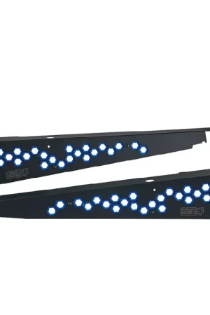 IAG Performance Fender Shroud Black w/ Blue Hexagon 2015-2021 WRX / 2015-2021 STI Seasonal Sale