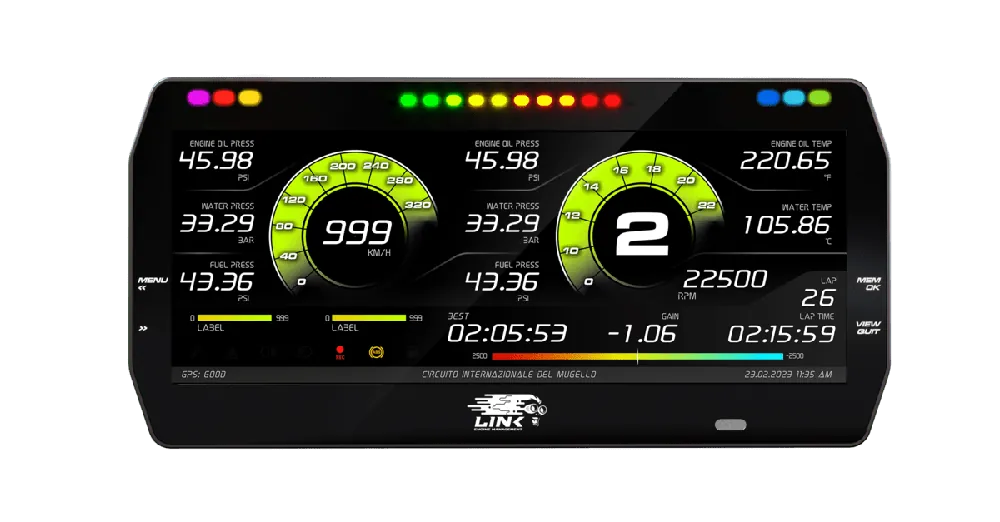 Link ECU MXT Strada Race Edition Dash 10 Inch Hot Picks