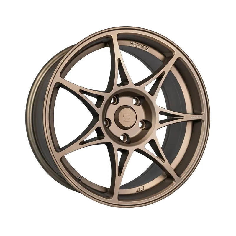Latest Stage Wheels Foushee Matte Bronze 18x8.5 5x100 35mm Offset