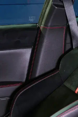 Order Now Axis Parts Seat Belt Buckle Guard Razor Pattern w/ Red Stitching 2022-2024 BRZ / 2022-2024 GR86