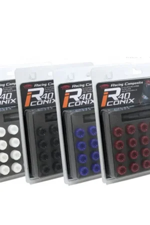 Project Kics R40 Iconix Plastic Caps - 12x1.25 Blue Most Subaru Models Top Rated