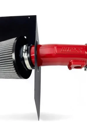 HPS Performance Air Intake Kit w/ Heat Shield Red 2008-2014 STI Worldwide Shipping
