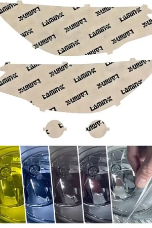 Crafted Lamin-X Headlight and Fog Light Overlays 2019-2021 Forester Limited