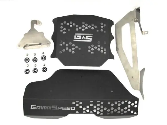 GrimmSpeed Pulley and Engine Cover Kit Black 2022-2025 BRZ / 2022-2025 GR86 No Minimum Order