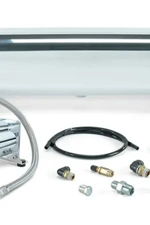 Air Lift Performance 4 Gallon Polished End Port Tank w/ Viair 444C Chrome Compressor Kit Affordable