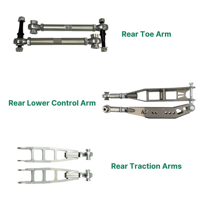 Trusted Brand FDF Race Shop Rear Arm Bundle FDF Green 2013-2021 BRZ / 2013-2016 FRS / 2017-2021 GT86