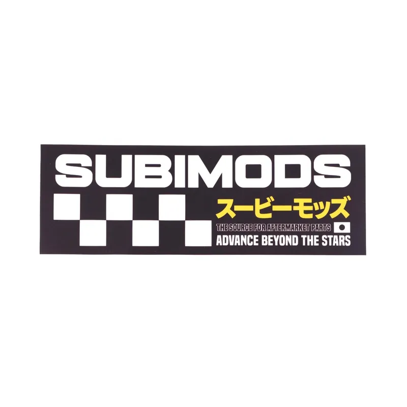 Subimods Official Twenty Twenty-Five Series "Checkered" Slap Sticker Next Day Delivery