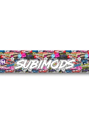 Subimods Official Twenty Twenty-Five Series "Mixed Up" Full Print Window Banner Must Have