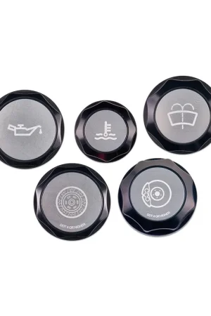 Secure Checkout IAG Performance Revolve Engine Bay Dress Up Cap Kit Black w/ SIlver Accent 2022-2024 WRX / 2013-2024 BRZ / 2013-2016 FRS / 2017-2020 GT86 / 2022-2024 GR86