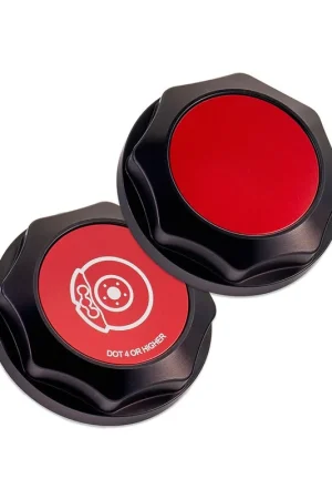 Flash Sale IAG Performance Revolve Brake Fluid Reservoir Cap Black w/ Red Accent 2002-2024 WRX / 2004-2021 STI / 2013-2024 BRZ / 2005-2009 Legacy GT / 2004-2008 Forester XT