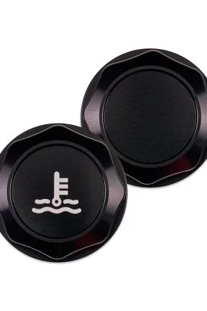 IAG Performance Revolve Coolant Reservoir Cap Black w/ Black Accent 2002-2024 WRX / 2004-2021 STI / 2013-2024 BRZ / 2005-2009 Legacy GT / 2004-2008 Forester XT Factory Price