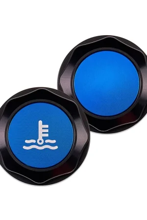 Editor’s Pick IAG Performance Revolve Coolant Reservoir Cap Black w/ Blue Accent 2002-2024 WRX / 2004-2021 STI / 2013-2024 BRZ / 2005-2009 Legacy GT / 2004-2008 Forester XT