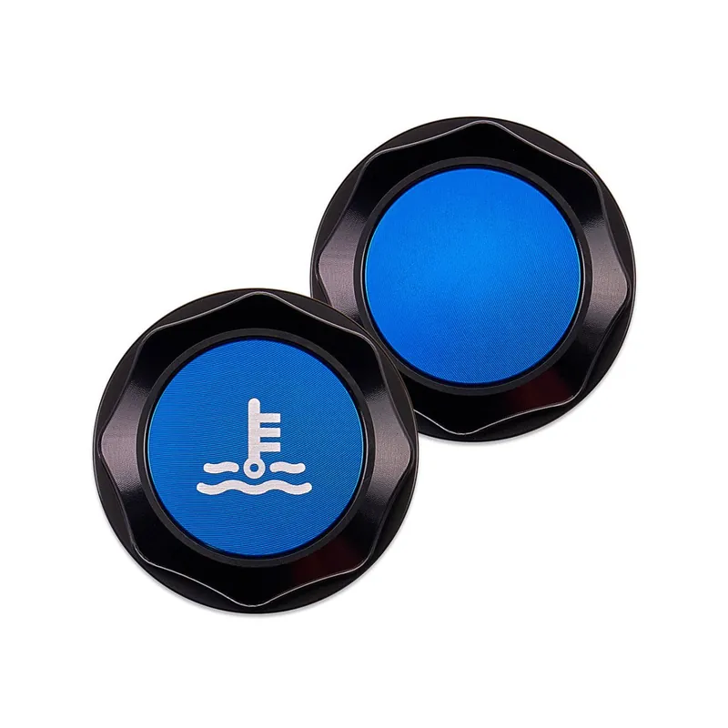 Editor’s Pick IAG Performance Revolve Coolant Reservoir Cap Black w/ Blue Accent 2002-2024 WRX / 2004-2021 STI / 2013-2024 BRZ / 2005-2009 Legacy GT / 2004-2008 Forester XT