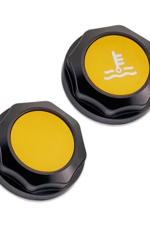 IAG Performance Revolve Coolant Reservoir Cap Black w/ Gold Accent 2002-2024 WRX / 2004-2021 STI / 2013-2024 BRZ / 2005-2009 Legacy GT / 2004-2008 Forester XT Exclusive Offer