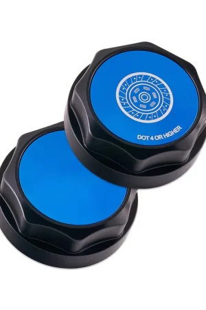 IAG Performance Revolve Clutch Fluid Reservoir Cap Black w/ Blue Accent 2013-2024 BRZ / 2022-2024 GR86 / 2013-2016 FRS / 2017-2020 GT86 Super Sale
