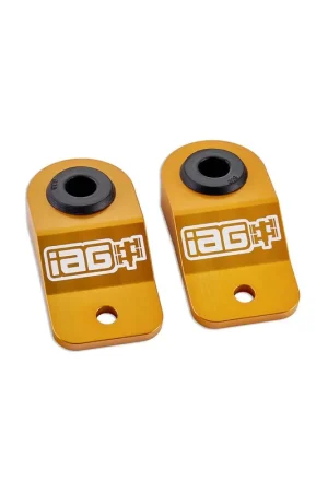 IAG Radiator Stays Gold 2002-2007 WRX / 2004-2007 STI / 2002-2007 Impreza / 2002-2007 Outback Clearance