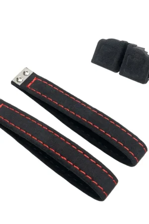 Billetworkz Alcantara Door Pull Strap Kit Pair Black w/ Red Stitching 2008-2021 WRX / 2008-2021 STI / 2013-2021 BRZ / 2013-2017 Crosstrek / 2014-2018 Forester / 2012-2018 Impreza Time-Limited