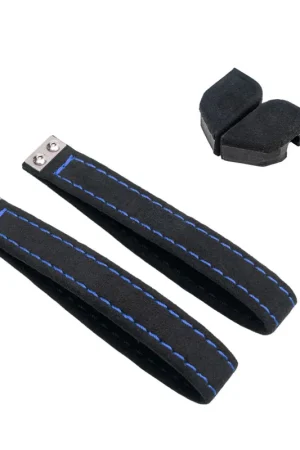Sale Billetworkz Alcantara Door Pull Strap Kit Pair Black w/ Blue Stitching 2022-2025 WRX / 2022-2025 BRZ / 2022-2025 GR86 / 2018-2025 Crosstrek / 2020-2025 Outback / 2020-2025 Legacy