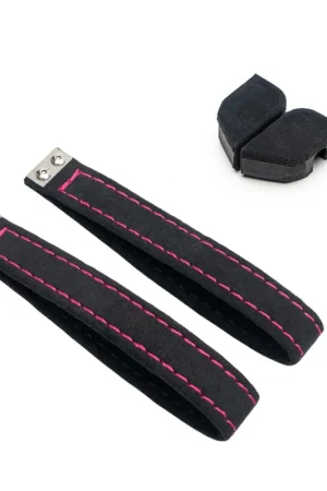 Secure Checkout Billetworkz Alcantara Door Pull Strap Kit Pair Black w/ Pink Stitching 2022-2025 WRX / 2022-2025 BRZ / 2022-2025 GR86 / 2018-2025 Crosstrek / 2020-2025 Outback / 2020-2025 Legacy
