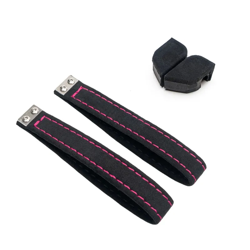 Secure Checkout Billetworkz Alcantara Door Pull Strap Kit Pair Black w/ Pink Stitching 2022-2025 WRX / 2022-2025 BRZ / 2022-2025 GR86 / 2018-2025 Crosstrek / 2020-2025 Outback / 2020-2025 Legacy