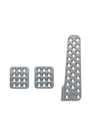 Warranty Included OMP Racing Aluminum Racing Pedals w/ Long Accelerator Pedal
