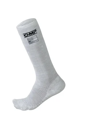 OMP Racing One Socks FIA 8856-2018 White Free Returns