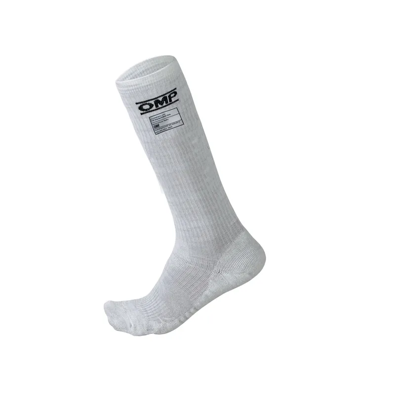 OMP Racing One Socks FIA 8856-2018 White Free Returns