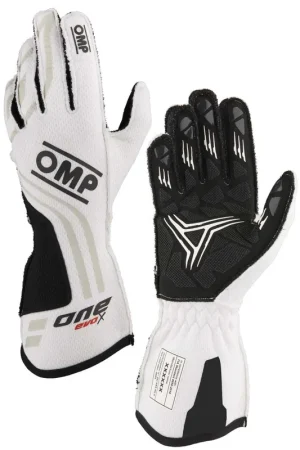 OMP Racing One Evo-X Gloves White Hot Picks