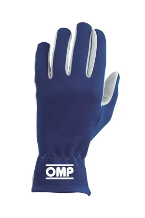 OMP Rally Gloves Blue Budget
