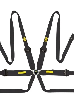 OMP Racing Tecnica 6 Point Harness 3"/2" Snap In Black Holiday Sale