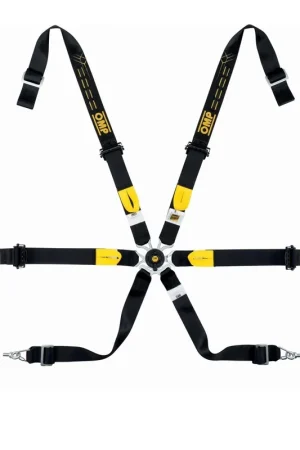 Big Sale OMP Racing WRC 6 Point Harness 2" Pull Up Black