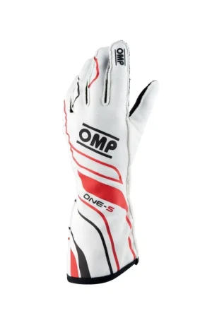 OMP Racing One-S Gloves White Special Offer