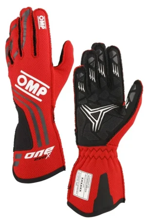 Cheap OMP Racing EVO-X Gloves MY2024 Red