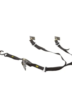 Exclusive OMP Racing Spare Wheel Tie Down Strap Black