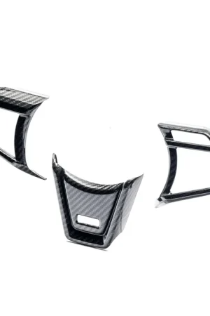 Axis Parts Dry Carbon Steering Wheel Cover Set For Use w/ STI logo 2022-2024 WRX Brand New