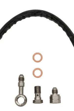 Free Returns Forced Performance FA20 Oil Supply Line For Use w/ Blue L.O.P.E. Turbo 2015-2021 WRX