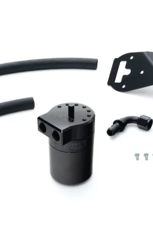 HPS Performance Aluminum Oil Catch Can Kit Black w/ Black Accent 2022-2025 BRZ / 2022-2025 GR86 Last Chance