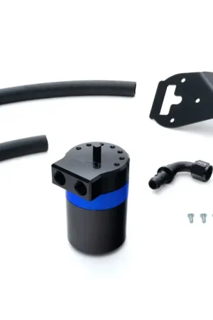 Special Discount HPS Performance Aluminum Oil Catch Can Kit Black w/ Blue Accent 2022-2025 BRZ / 2022-2025 GR86